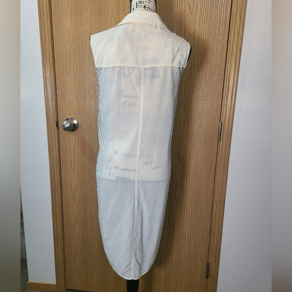 Alexander Wang floral tropical print button down silk shirt dress - Picture 3 of 4